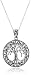 Sterling Silver Oxidized Celtic Tree of Life Pendant Necklace, 18"
