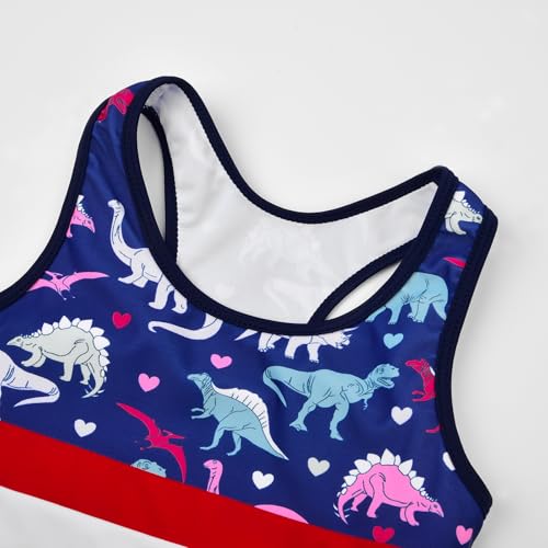 Image of Uhnice Girls Swimsuit Two Piece Tankini Swimwear with Boyshort