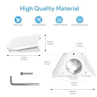 EDUP® Starlink Mini Halterungs Set, Premium ABS Stange und flache Montage – Ansicht 3