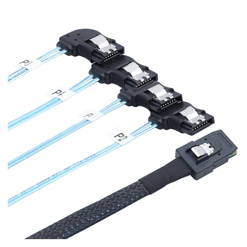 Cable Interno S/AS SFF-8087 a 4 SATA 7P 0.5 m miniatura 2
