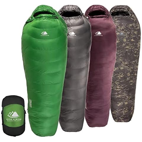 Hyke & Byke Katahdin 0C -10C -15C 625 Fill Power Hydrophobic Sleeping Bag Cover