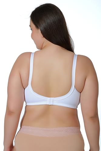 Image of MAROON Cotton Satin Blend Seamless Non Padded Non-Wired Full Coverage Women Minimizer Bra