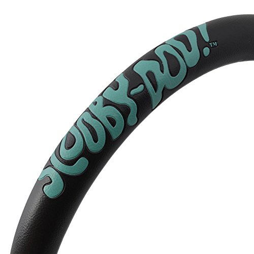 BDK Warner Brothers Scooby Doo Car Steering Wheel Cover - Non-Slip Ergonomic Grip Lining - Durable Faux Leather Steering Wheel Cover - Easy Installation 14.5-15.5 in Diameter Car Accessories (Black) by BDK - Image 6