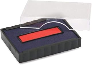 Trodat T4750 Stamp Replacement Pad, 1 Inch Width x 1.625 Inches Depth, Red/Blue (P4750BR) Set of 4