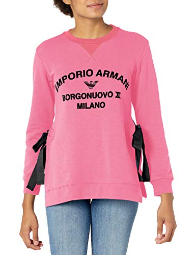 Emporio Armani Women's Logo Sweatshirt, Pink, 36