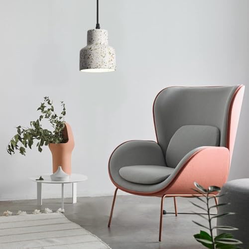 Lámpara de techo de terrazo E27 con diseño nórdico industrial para comedor 2