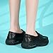 Women's Comfortable Nursing Shoes Anti Slip Leather Health Care Nurse Work Catering Service Shoes Fashionable Casual Walking Loafers, Black2,39