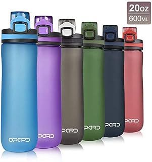 Opard Sports Water Bottle, 20 Oz BPA Free Non-Toxic Tritan Plastic Water Bottle