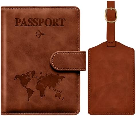 Toctax Funda Pasaporte y Identificador de Maletas, Porta Pasaport...
