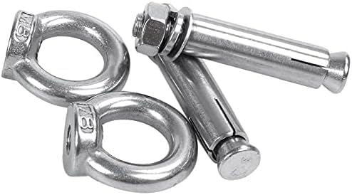 Pernos de expansión Pernos de expansión, Pernos de Anclaje, M8x60mm Tornillos de expansión de ladrillo de hormigón de Pared Pernos de Gancho Cerrados