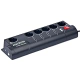 EC PMS Gembird EG-PMS limitador de tensión 6 Salidas AC 220-230 V Negro - Regleta (6 Salidas AC, 220-230 V, 50-60 Hz, 10 A, Negro, 1,3 kg)