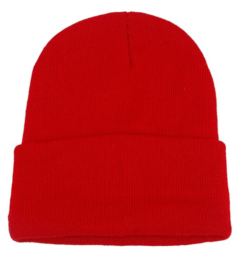Gorro Beanie de Color Sólido para Invierno Unisex miniatura 4