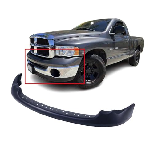 Image of FitParts Compatible with Dodge Ram 2002-2005 Front Upper Bumper Cover | Primed, Ready to Paint, OEM 5073002AC, CH1000338