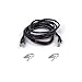 8FT CAT5E BLACK SNAGLESS RJ45M/M PATCH CABLE