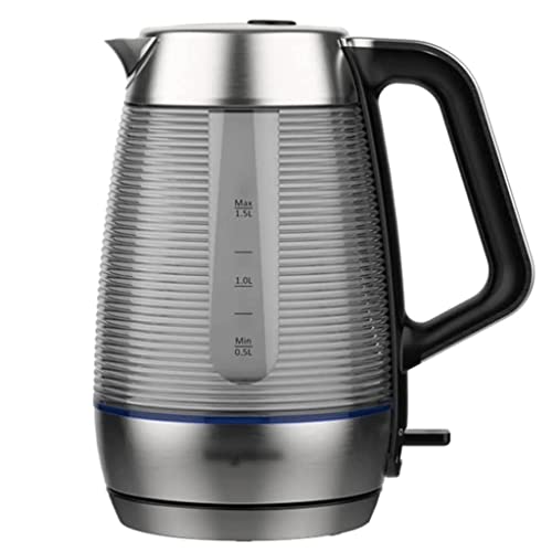 Tetera Eléctrica Clásica Doble Vidrio 1.5L 1800W