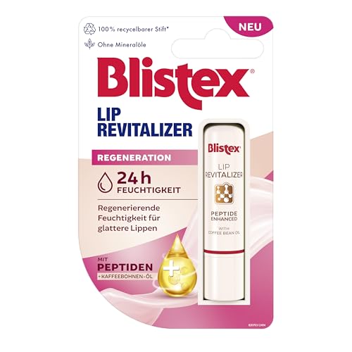 Blistex Lip Revitalizer, Lippenpflegestift mit Peptiden für glattere Lippen und 24h Feuchtigkeit, 3,7 g