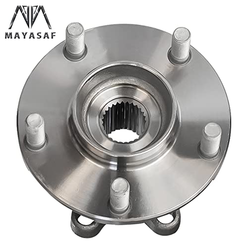 Mayasaf Ha590125 [Awd Only, W/Abs] Front Wheel Hub Bearing Assembly 5 Lugs W/Abs Fit Selected Infiniti Awd Models Ex35/G35/M35/G37/Fx45/Fx50 (1 Pack) #TOP4
