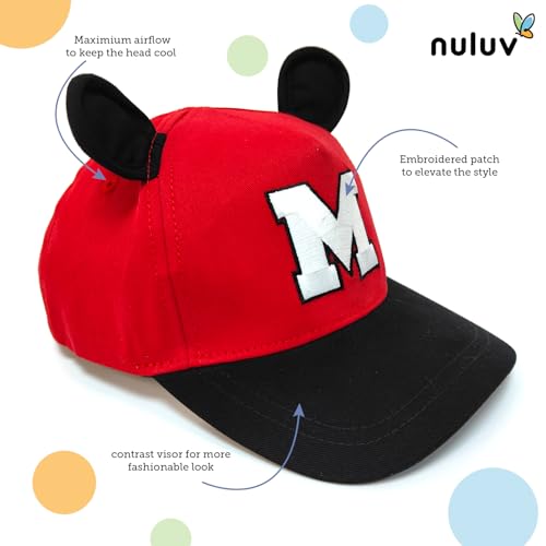 Image of Disney Mickey Mouse Kids Cap for Kids, Baby Girls and Boys 3-12 Years -Black