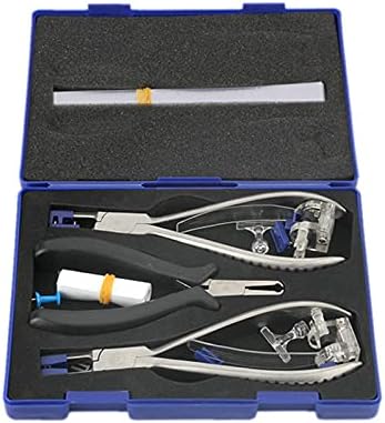 Stainless Steel Eyeglasses Plier Set Rimless Disassembly Frames Optical Tools Kit For Repair Glasses Frames