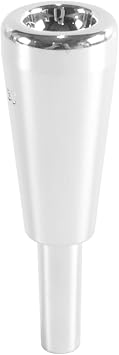 3C Heavy Trumpet Mouthpiece   Silver-Plated Brass Musical Instrument AccessorySilver