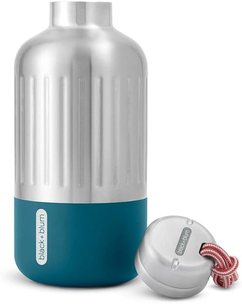 BLACK+BLUM Insulated Stainless Steel Water Bottle | Leak Proof, Double Wall Vacuum | Hot & Cold Drinks for Travel, Sports, Office & School for All Ages | Ocean, 28 oz / 850 ml - Image 8