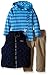 Calvin Klein Baby Boys' Navy Vest with Hoody and Pants