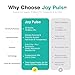 Joypulse 3-in-1 Probiotic Powder for Women & Men - 70 Billion CFU, 25 Patented Strains, Prebiotics & Postbiotics - Dry-Eat Direct, No Water Needed - Digestive & Immune Support, Tasty Orange