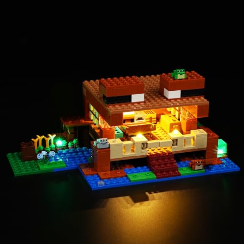 DALDED Light Kit for Lego The Frog House 21256, Innovative Led Lighting Kit Light Design and Configuration Compatible with Lego 21256 Building Blocks Model - NOT Included The Model Set