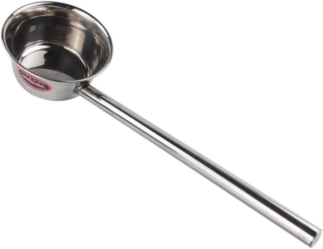 Ciieeo 1Pc Extra Long Handle Stainless Steel Water Ladle Scoop for Gardening Kitchen Use Deep Design for Efficient Watering for Restaurants Home