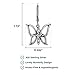 MORGAN & PAIGE .925 Sterling Silver Oxidized Celtic Butterfly Dangle Earrings for Women - Celtic Intricate Knot Leverback Hypoallergenic Sterling Silver Earrings, Elegant Jewelry Gift for Her