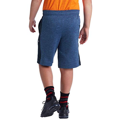 C9 Champion Boys' Tech Terry Woven Pieced Shorts, Heather/Xavier Navy, X-Small4