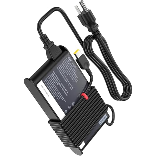 135W AC Charger Compatible with Lenovo ThinkPad X1 Extreme Gen 1 2 3 4 5 W540 W541 T440 T440S T440P T470P T540p T15p Ideapad Yoga Y50-70 Y50-80 Y50p Y50p-70 Y50c Laptop Power Supply Adapter