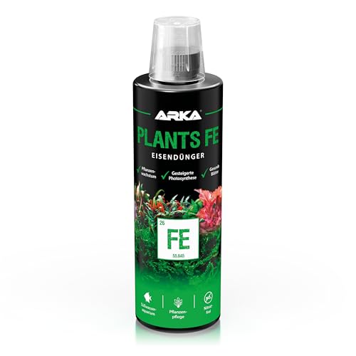 Eisendünger Aquarium 473 ml – ARKA Plants FE – Wochendünger gegen gelbe Blätter – Für kräftiges Pflanzenwachstum & sattgrüne Farben – Ohne Nitrat & Phosphat – Süßwasseraquarium