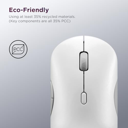 Image of Lenovo 700 Multi-Device Wireless Mouse, Bluetooth or 2.4 GHz USB-A Connection, Connect up to 3 Devices, 36 Month Battery Life, Seashell