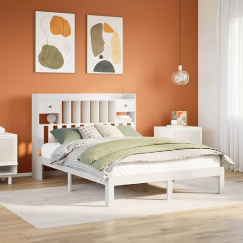 Cabeceros de Cama 135 Madera Blanco Marca BOWEKAM
