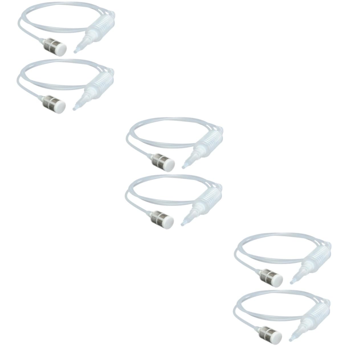 KICHOUSE 6pcs Home Brewing Siphon Tubes Wine Transfer Tool for and Beer Making Lightweight Manual Siphon Hose for Home Use