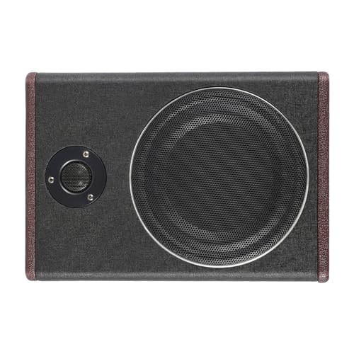 SOPERIT Attivo Sotto Il seggiolino Auto 8 Pollici Subwoofer Set Subwoofer Auto Sotto Il Sedile Audio Sotto Il Seggiolino Auto Ultra-Sottile Amplificatore 600W