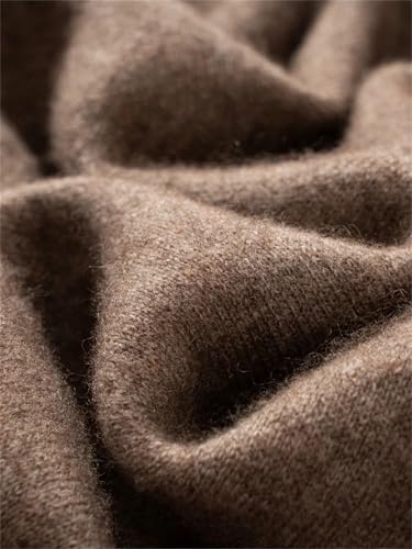 Men's Cashmere Sweater Fall Winter Basic V-Neck Long Sleeve Sweater Pullovers3