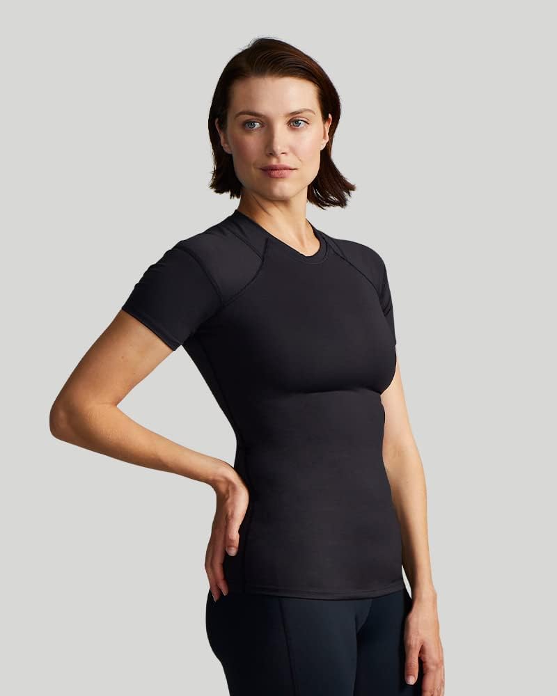 Tommie Copper Shoulder Support Shirt for Women, Posture Corrector Compression Shirt with UPF 50 Sun Protection - Image 2