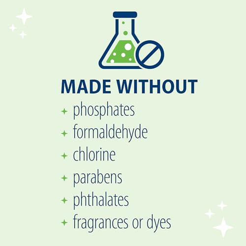 Image of Dr. Brown's Bottle & Dish Soap for Baby Bottles and Baby Accessories, Plant-Derived, Fragrance-Free, 16 Fl Oz (Pack of 6)