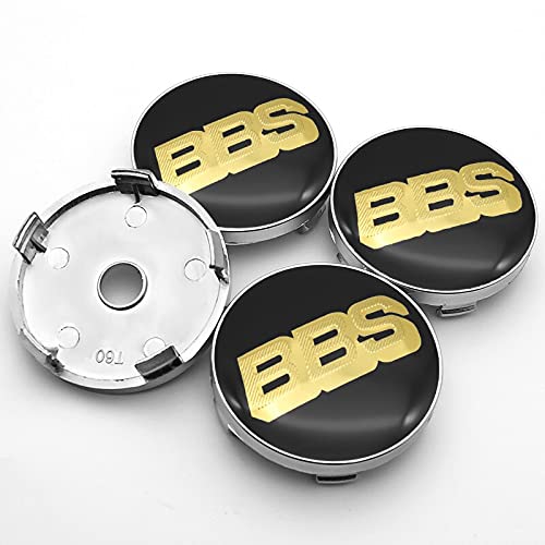 Car Accessories 4PCS 60mm ABS Plastic Hubcap Car Wheel Center Rim Hub Caps and BBS Center Cap for Tireparts Car Styling Wheel Center Hub Caps Cover (Color : Y5)