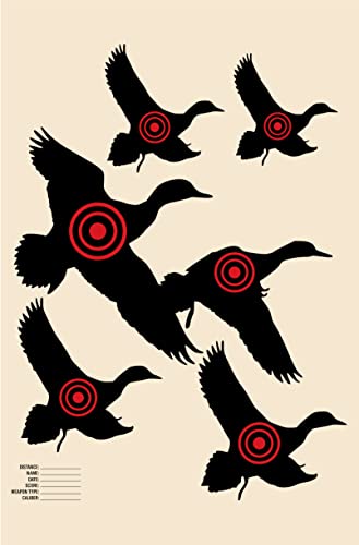 Shooting Range Targets, 50 Target Pack, 10 Targets Each Target Design, Silhouette Targets, Rifle, Gun, Pistol, Bb Guns, Airsoft, Pellet Gun, Air Rifle (50 Target Pack, Sample Pack 4) #TOP1