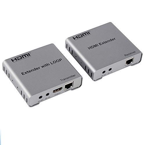 Microware 50M HDMI Extender Over Single CAT5/6,Loop-Out Back,IR Control & EDID Management HDMI Extender-image-39