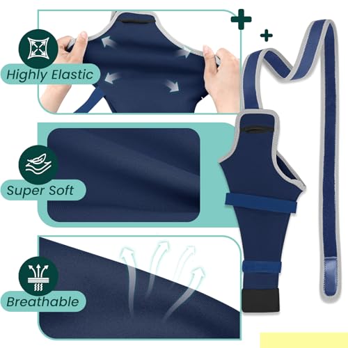 Image of Dog Rear Leg Sleeve to Stop Licking, Hind Leg Protector After TPLO Recovery, ACL Surgery, Wounds or Skin Issues, Soft Breathable Comfortable Cover for Large Medium Small Dogs, 2XL,Right,