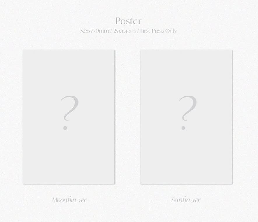 ASTRO MOONBIN&SANHA INCENSE 3rd Mini Album+Folded Poster (MOONBIN)