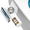 FEELSO Bidet Attachment for Toilet with Filter, Bidet Toilet Seat with Self-Cleaning Dual Nozzle (Frontal/Rear Wash), Ultra-Slim & Non-Electric bidet Sprayer for Hard Water, Adjustable Water Pressure