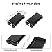 JWWY Top of The Roof Windshield Roof Rack Mounting Point Cover Trim Fit for 2021-2024+Ford Bronco Exterior Accessories Black 2PCS