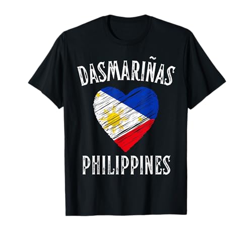 Philippines Flag Heart Dasmariñas City T-Shirt