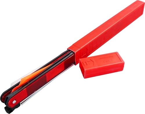 Safety First Aid Group Sicherheitswarndreieck für Pannen am Straßenrand, faltbar, windgeprüft, mit Tasche