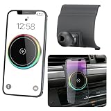 LUNQIN Car Magnetic Phone Mount for Audi A6 S6 A7 S7 RS6 RS7 2012 2013 2014 2015 2016 2017 2018 Auto Interior Accessories Best Cellphone Holder Fast 15W Wireless Charger Cell Phones Charging Stand